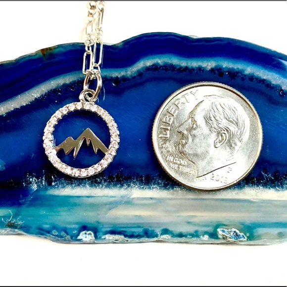 Mountain Necklace, Wanderlust ,Nature, Minimalist - Picture 4 of 7